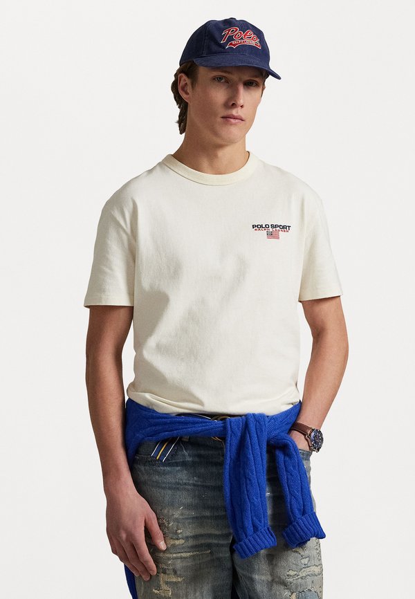 SHORT SLEEVE UNISEX - Basic T-shirt - clubhouse cream