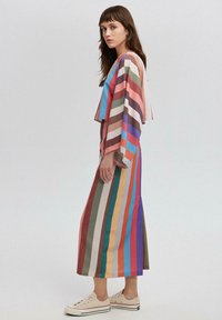 Touché Privé LINEN LOOK BLOUSE SKIRT SET - A-silueta svārki - multi colored