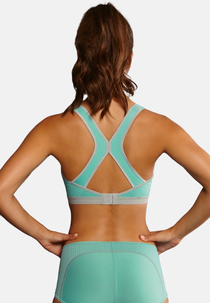 Anita Dynamix Star Sport Bh Pool Blue Metallo Weiss Zalando De