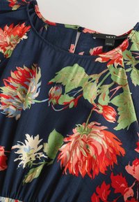 REGULAR FIT -  PUFF SLEEVE - Maksi suknelė - navy blue floral