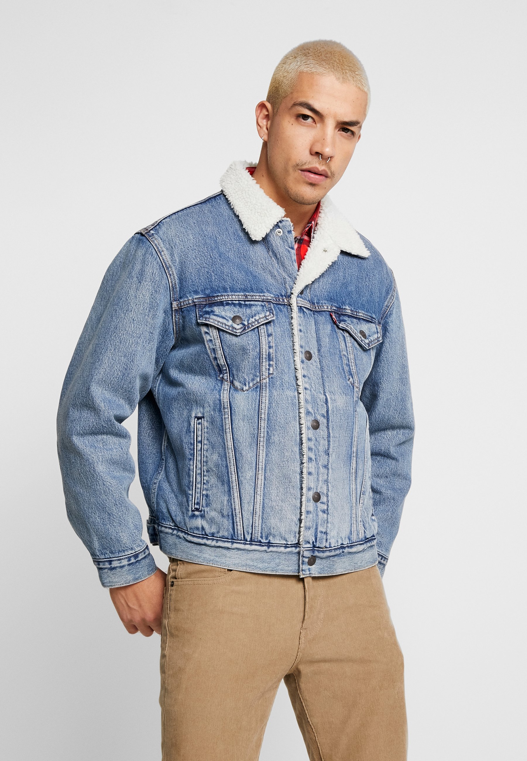 Levi's® VIRGIL TRUCKER Jeansjakke blue denim Zalando.no Levi's® VIRGIL TRUCKER Jeansjakke blue denim Zalando.no
