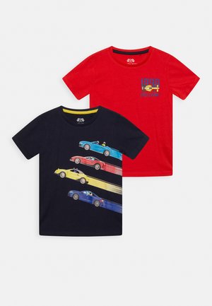 151148.G.TS.VX - T-shirt print - navy blazer/ tomato