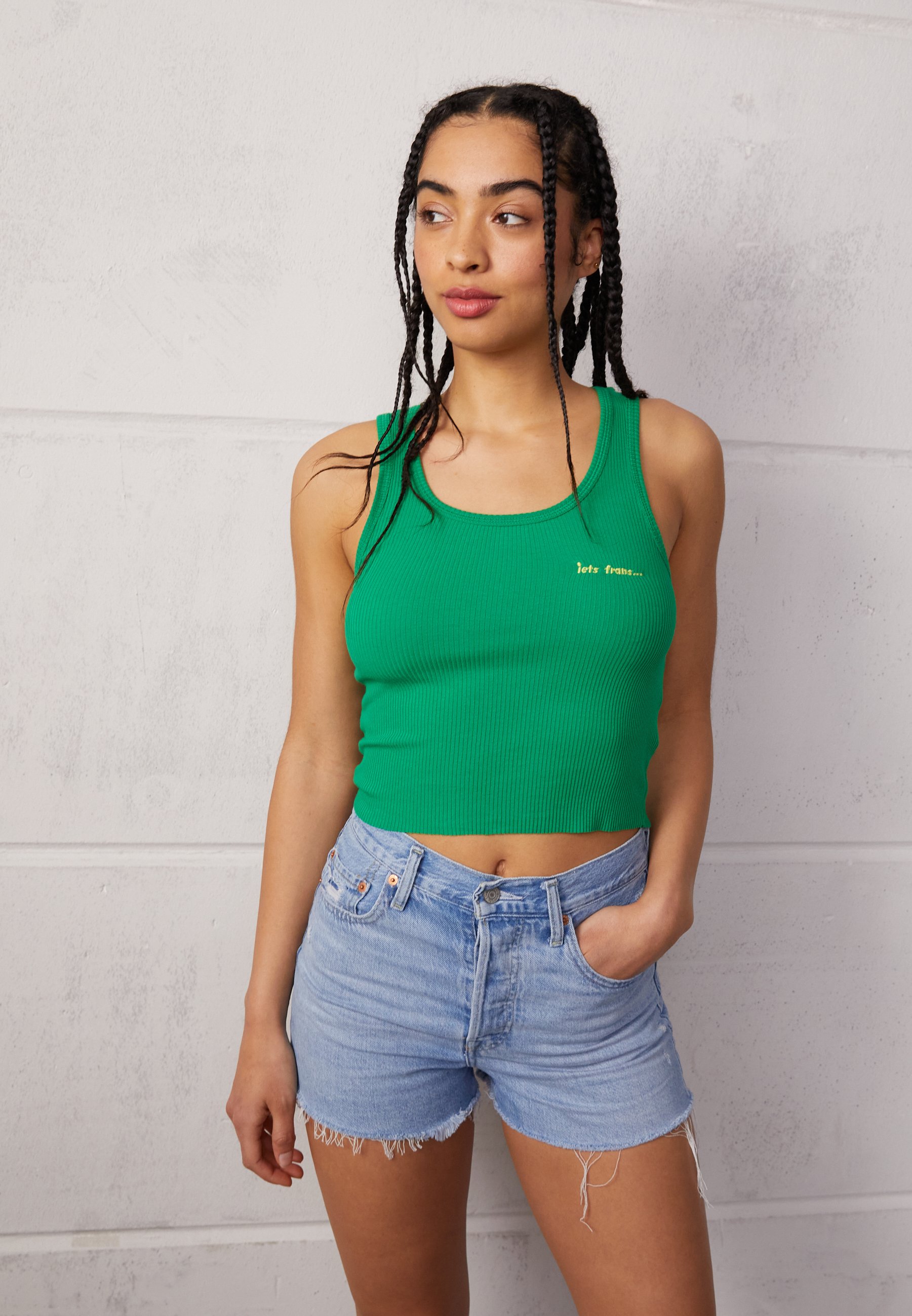 iets frans Top - jolly green/green 