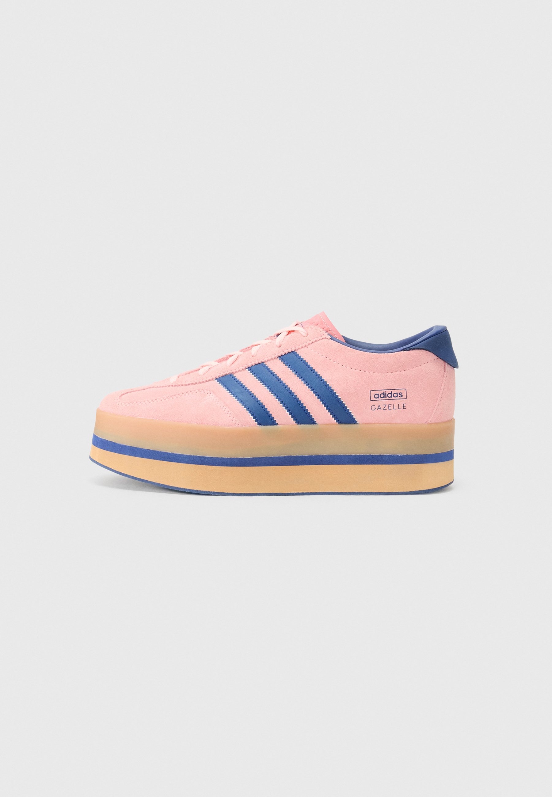 adidas Originals GAZELLE STACK W - Trainers - glow pink/victory blue/gum/ pink - Zalando