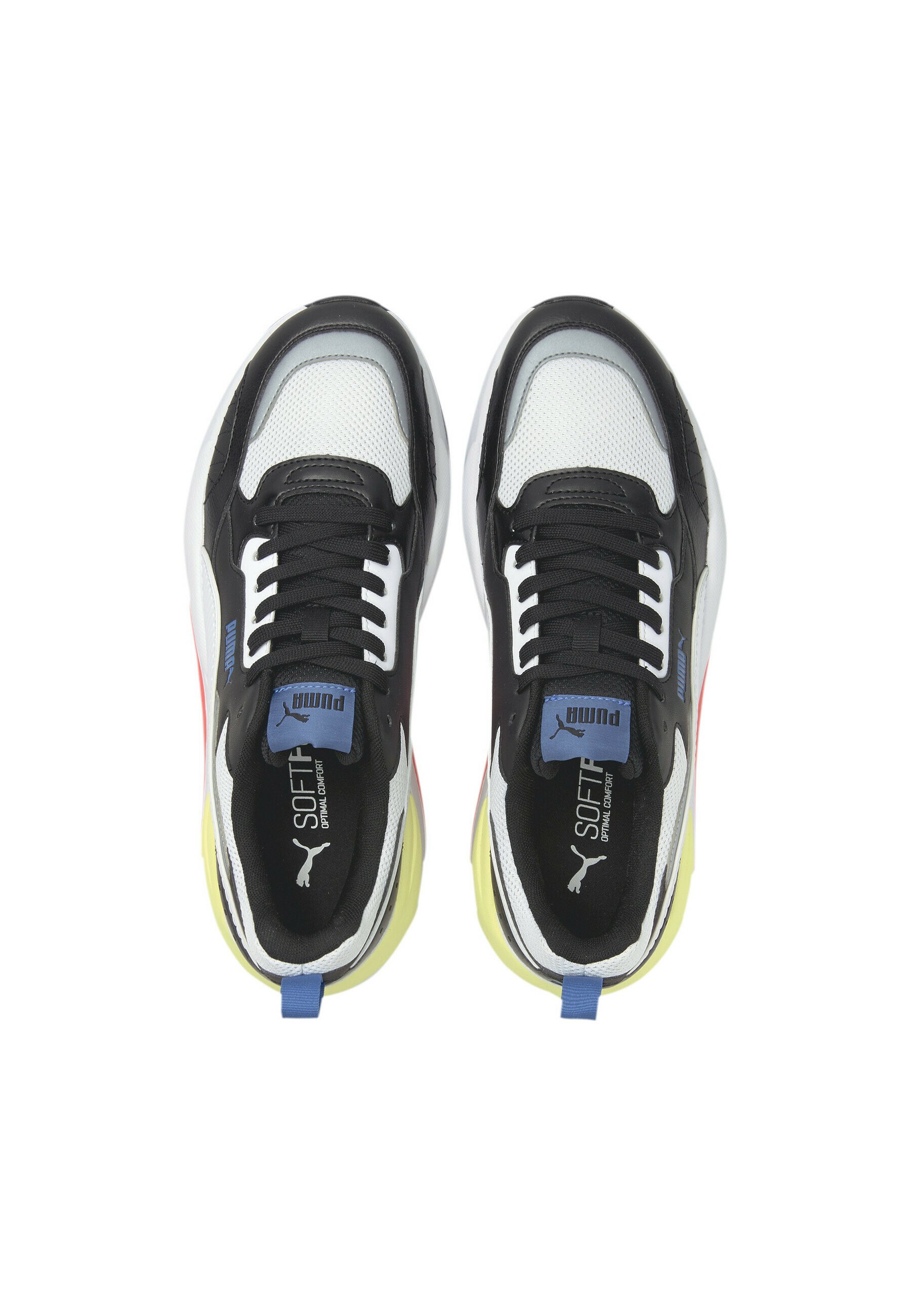 Puma X-RAY 2 SQUARE - Sneakers laag - black-white-star-yellow/Antraciet -  Zalando.nl