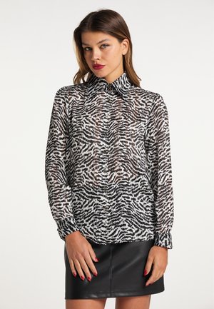 faina, Overhemdblouse - weiss schwarz