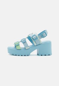 SUGAR SEASON CHUNKY BUCKLE Platform sandals blue Costa Rica Ubuy