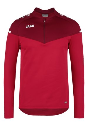 ZIP CHAMP 2.0 - Fleece trui - rot/weinrot