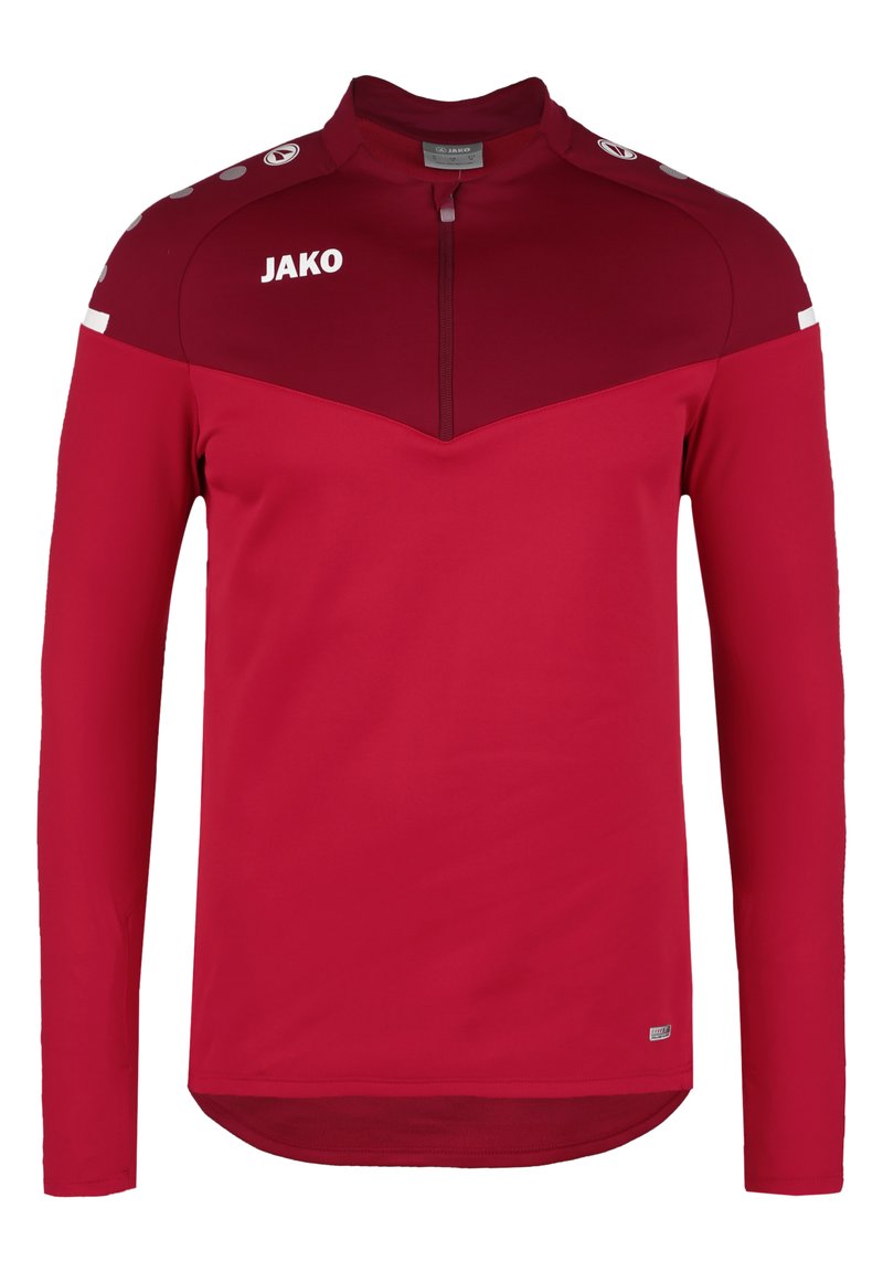 JAKO ZIP CHAMP 2.0 - Fleecepullover - rot/weinrot