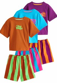 Next - REGULAR  FIT - 3 PACK SET - Pyjama - multi bright transport Miniatuurafbeelding 1