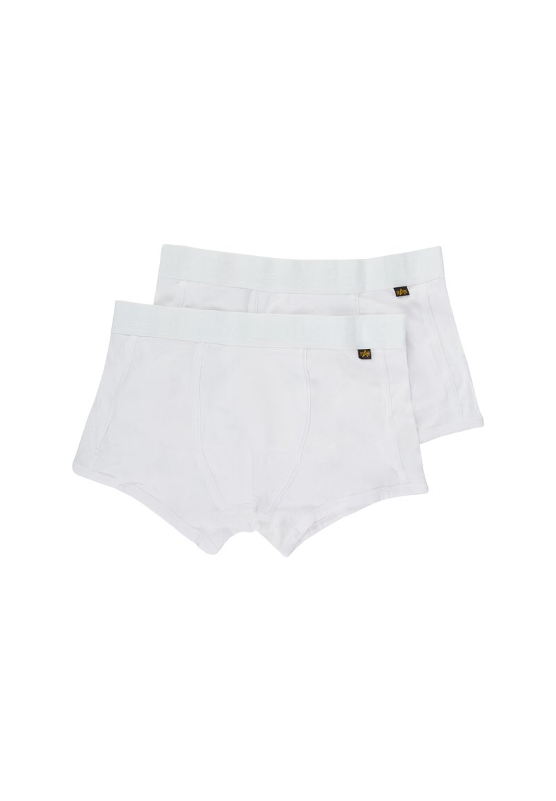 Alpha Industries 2 PACK - Boxers - all white/blanc - ZALANDO.FR