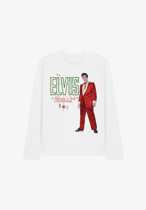 Cotton Soul, ELVIS HOLIDAY LIGHTS - Long sleeved top - white