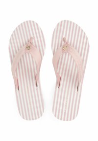 Tommy Hilfiger LOGO WEBBING - T-bar sandals - foggy pink