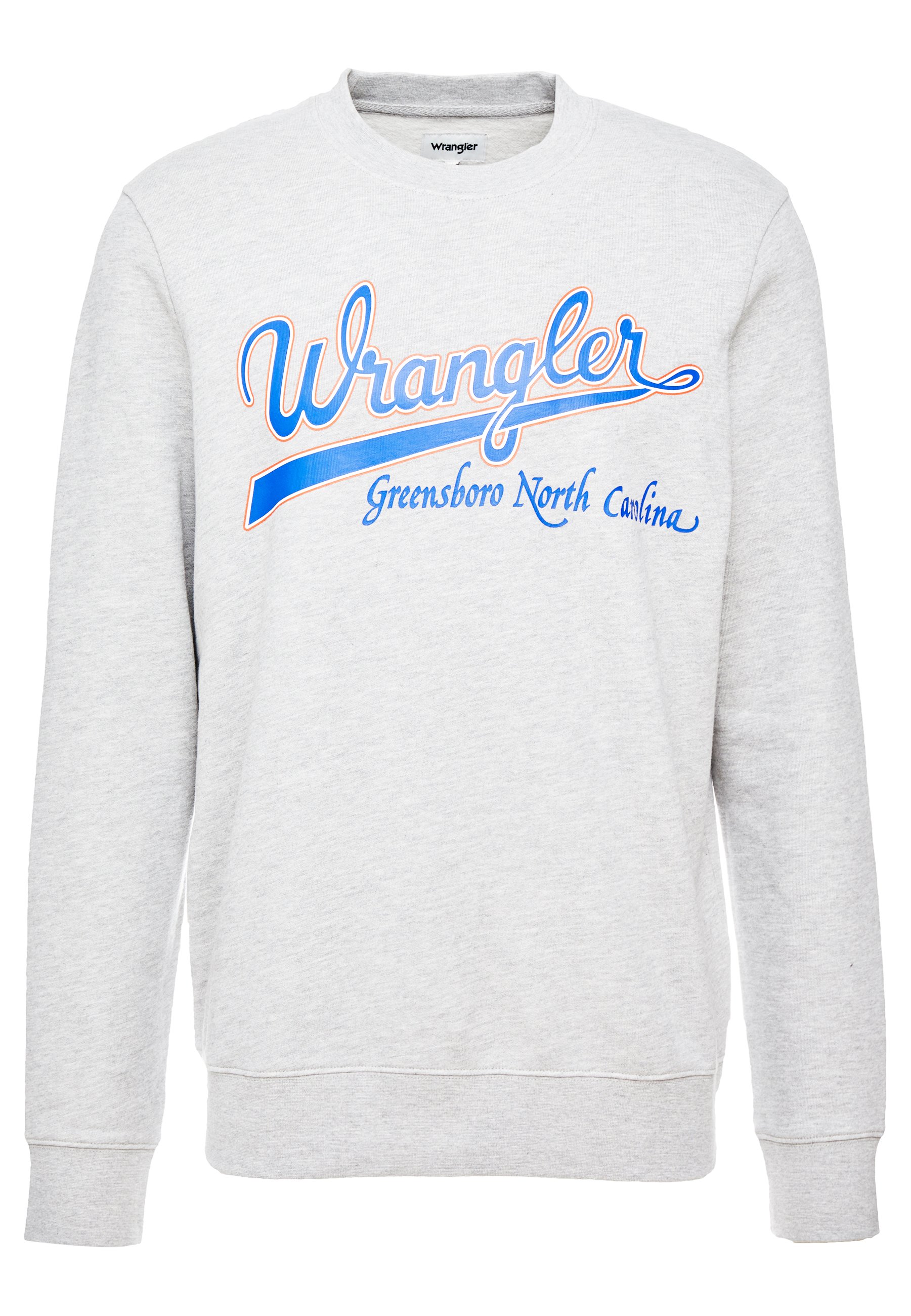 Wrangler LOGO Sweatshirt mid grey melange Zalando.no Wrangler LOGO - Sweatshirt - mid grey melange