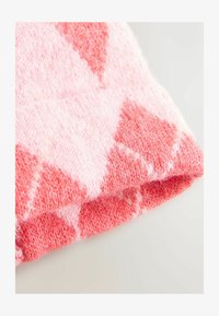 Ausgewählt, red pink argyle