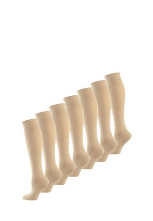 7-PACK FIT VITAL - Calcetines hasta la rodilla - leinen