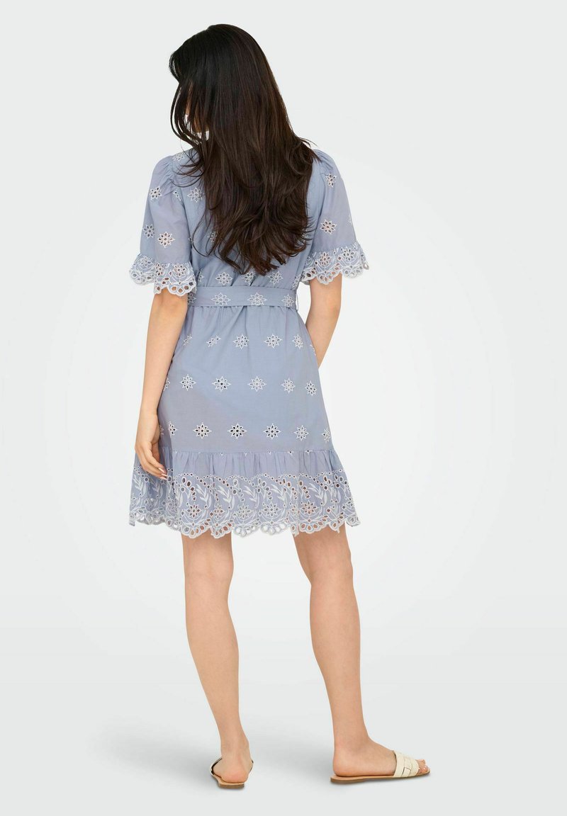 JDY PETRA KURZES - Day dress - aleutian/light blue - Zalando JDY PETRA KURZES - Day dress - aleutian/light blue - Zalando