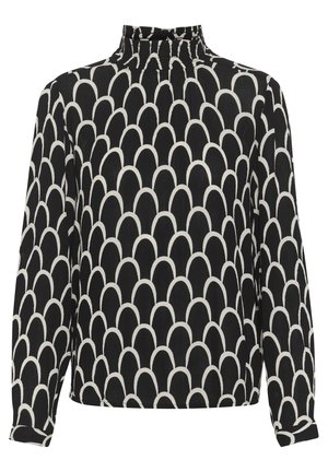 Kaffe KARINA AMBER SMOCK  - Camicetta - black and white graphic print