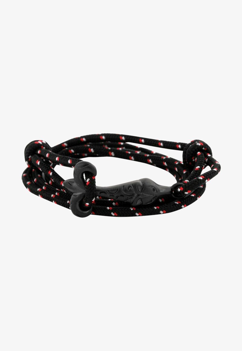 Akitsune Zapestnica - black white red