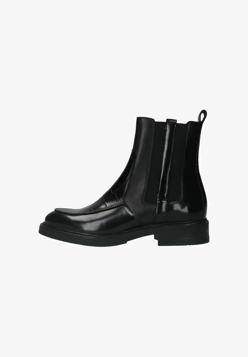 Manfield Platform ankle boots - schwarz