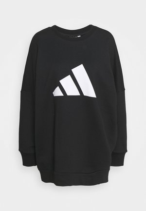 FI 3B CREW SPORTS PRIMEGREEN PULLOVER SWEATSHIRT LOOSE - Sweater - black