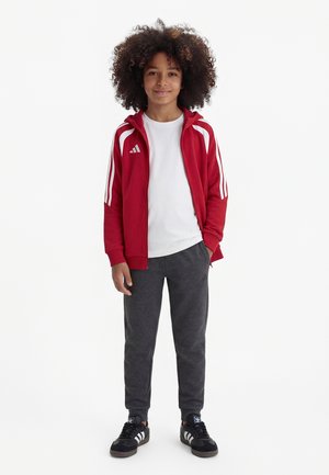 adidas Performance TIRO LEAGUE UNISEX - Zip-up sweatshirt - team power red/white