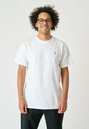 Cleptomanicx LIGULL - T-Shirt basic - white/weiß