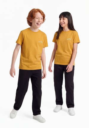 Billabong, ARCH WAVE SS - Тениска с щампа - honey mustard/solid