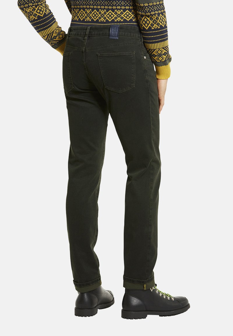 Herren Skinny Fit | Meyer MEYER Jeans Slim Fit Dunkelgrün/dunkelgrün - MH48658 Herren Skinny Fit | Meyer MEYER Jeans Slim Fit Dunkelgrün/dunkelgrün - MH48658