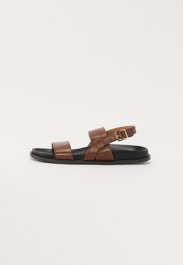 Riemensandalette - cognac
