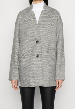 Kurzmantel - grey denim