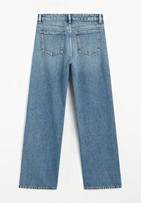 MID-RISE WIDE-LEG WITH STUDS - Wide Leg - blue