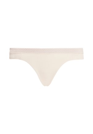 Calvin Klein Underwear THONG SEDUCTIVE COMFORT - Thong - bone white