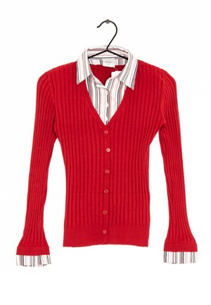 Cardigan - red