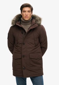 Superdry & Co EVEREST  - Abrigo de invierno - dark brown