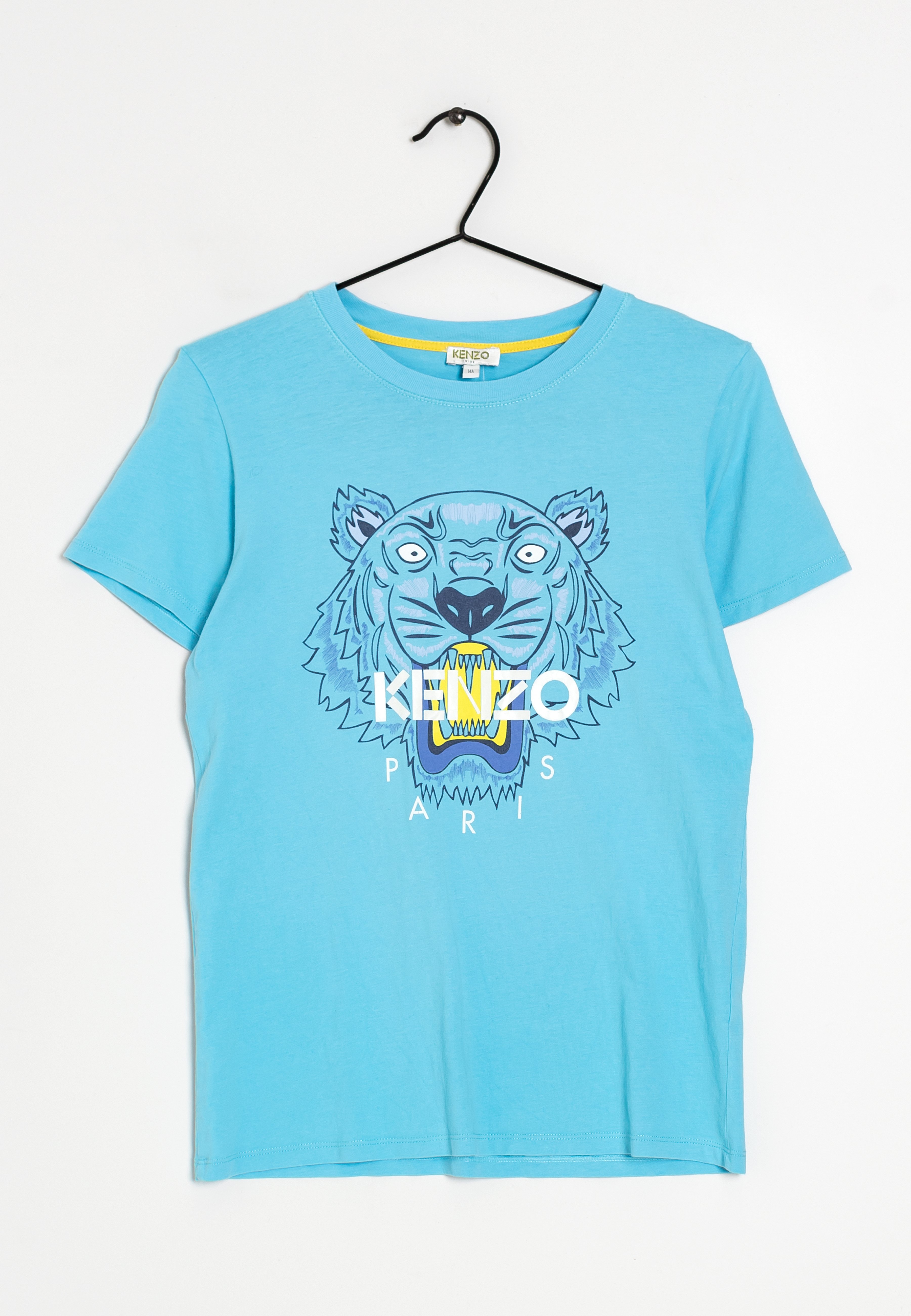 Kenzo T-shirt print - light blue/lichtblauw - (Pre-owned) - Zalando.nl