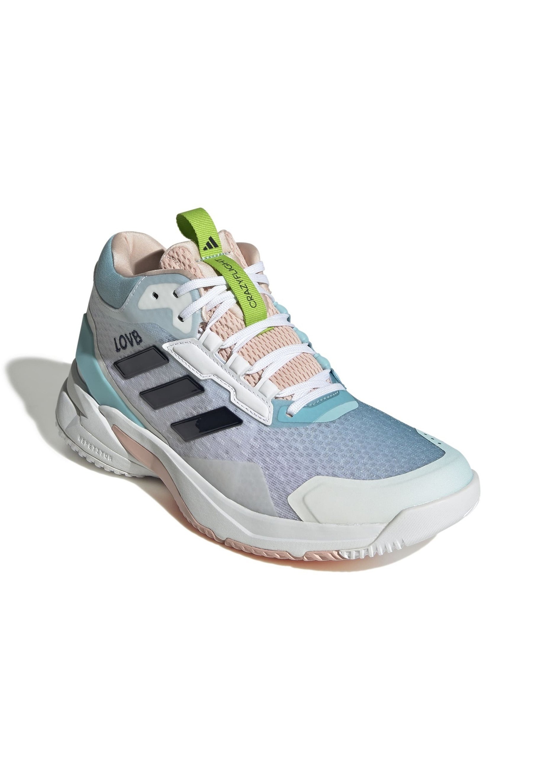 ハッピー adidas Sportswear CRAZYFLIGHT 6 MID - Zapatillas - blanc/blanco