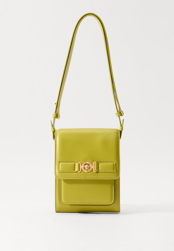 VERTICAL MESSENGER  - Cross body bag - gold