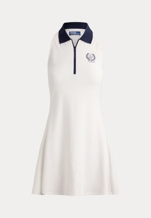 Polo Ralph Lauren, WIMBLEDON LOGO PERFORMANCE DRESS - Robe de jour - ceramic white/refined navy