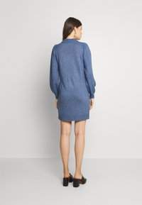 JDY JDYRUE LIFE HIGH NECK DRESS - Vestido de malha - coastal fjord melange