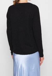 Selected Femme Strickpullover - black