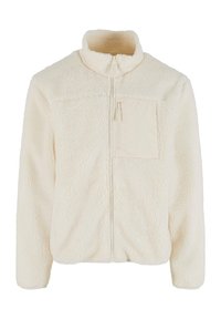 WITH STAND UP COLLAR - Fleecová bunda - whitesand