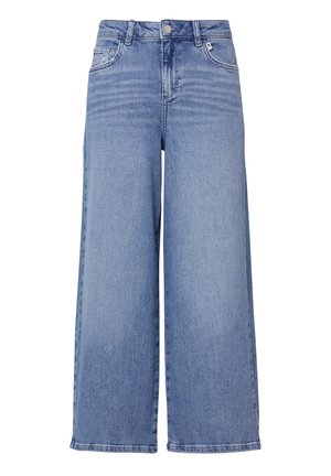 comma casual identity MIT WASCHUNG - Jeans Straight Leg - blau
