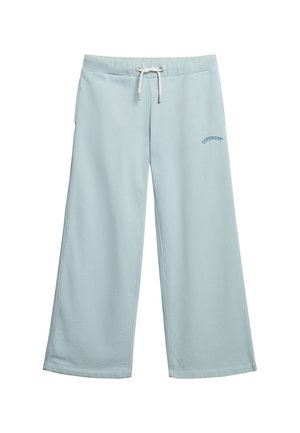 Superdry ESSENTIAL LOGO WIDE LEG JOGGERS - Jogginghose - winter sky blue