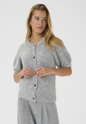 EMILIE EVI - Strickjacke - grey melange