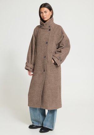 ICHI, IHGAZIVA - Manteau classique - chocolate brown melange