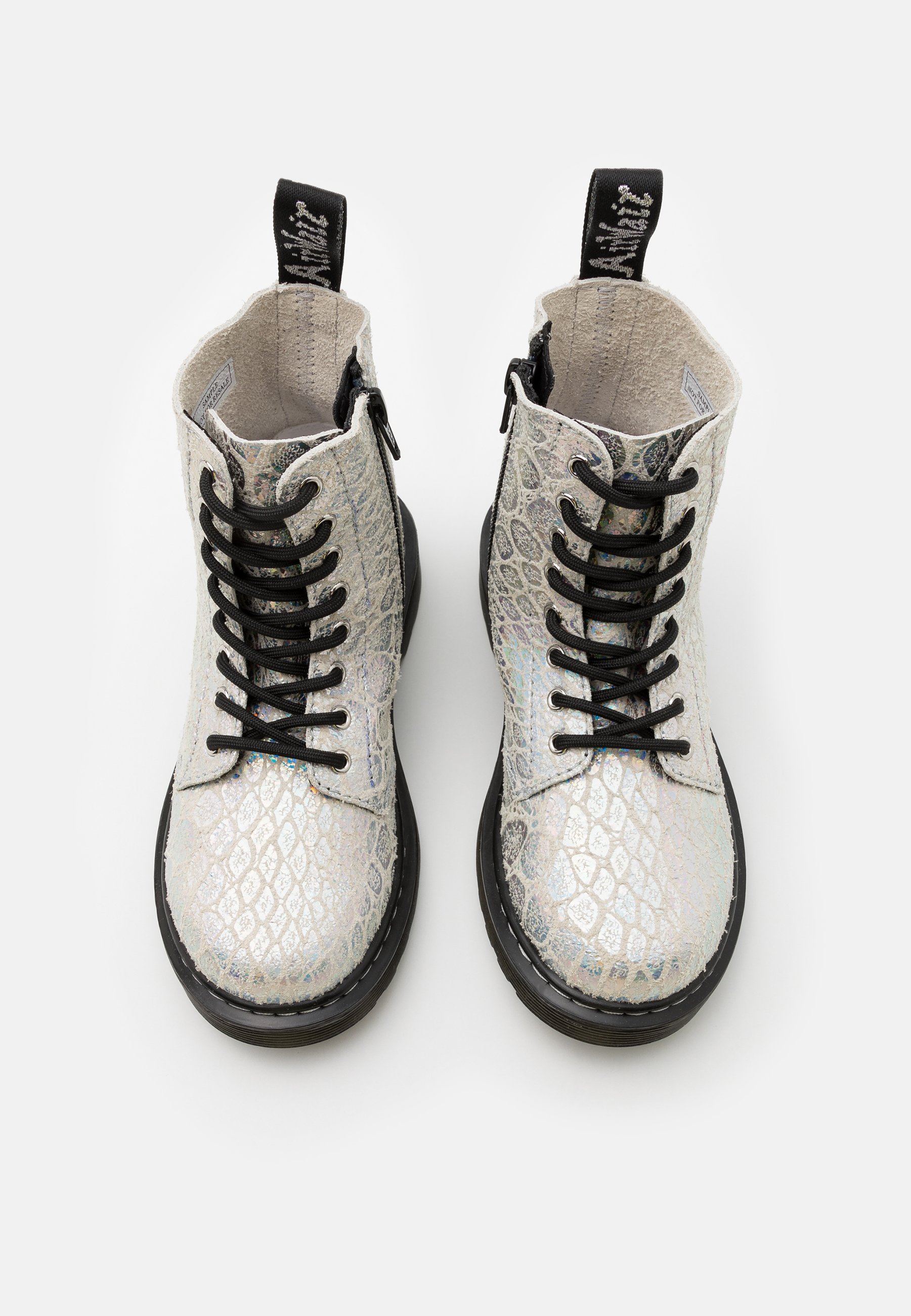 dr martens pascal silver