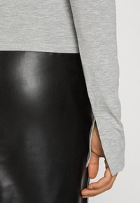 Gina Tricot SOFT TOUCH  - Ilgarankovis viršutinės dalies drabužis - grey melange