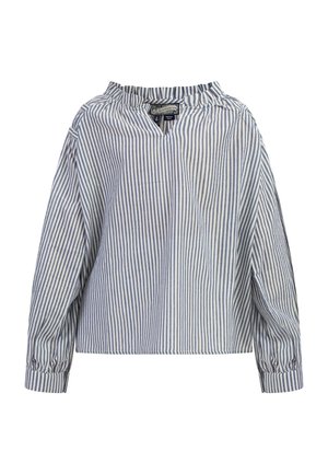 MIMO - Bluse - dunkelmarine streifen