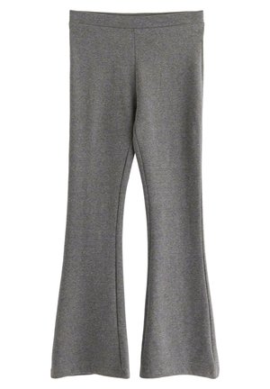 Lindex FLARED WITH BRUSHED INSIDE LINDEX - Kalhoty - grey melange